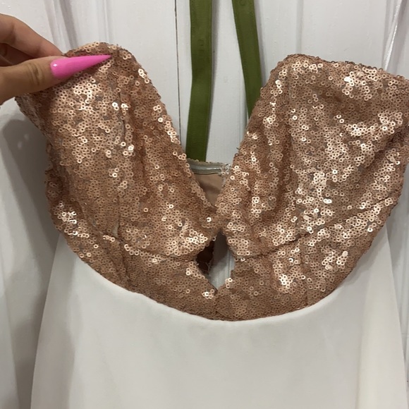 Gold Sequins Dress - Picture 2 of 3